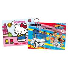 Hello Kitty of Hot Wheels posterboeken